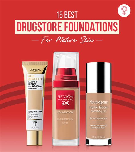 best drugstore foundation for aging skin|maybelline cosmetics for older women.